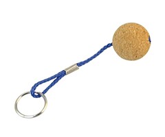 Floating Cork Ball Keychain 35mm