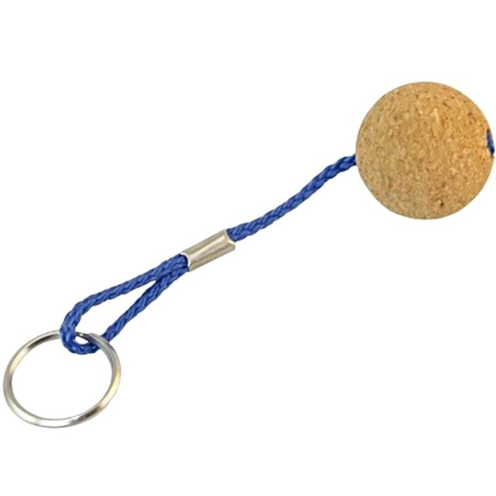 Floating Cork Ball Keychain 35mm