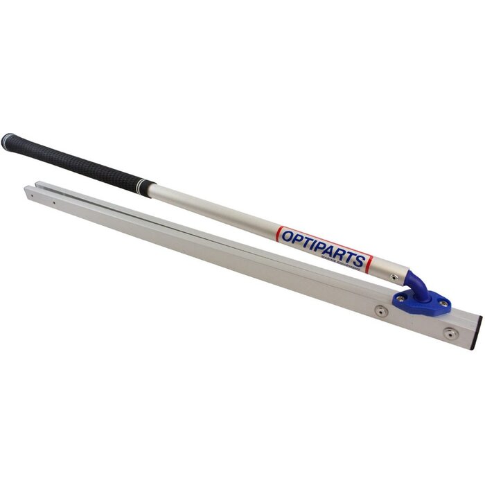 Optimist Tiller with Extension Silver Anodized Aluminium