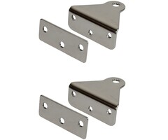 Optimist Transom Gudgeons with Backing Plates