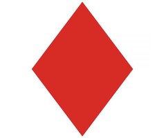 Dames Teken Rode Ruit