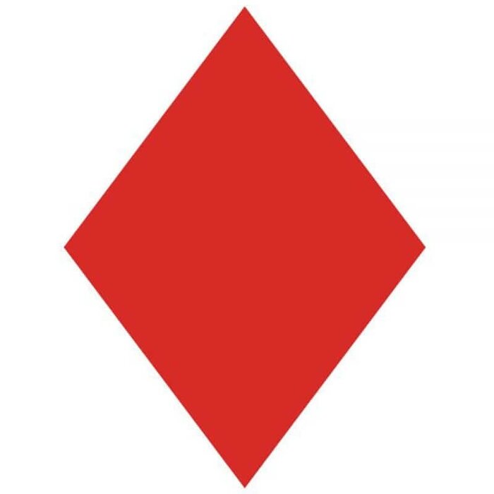 Dames Teken Rode Ruit