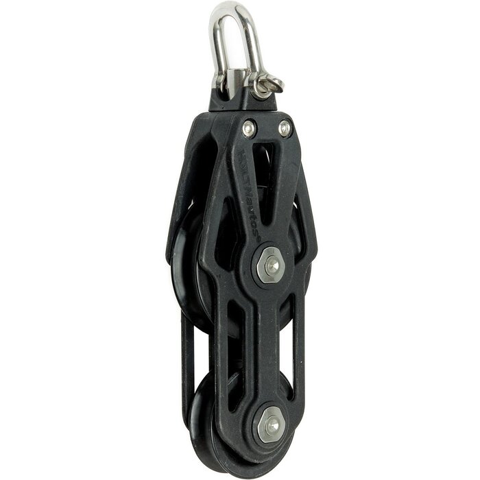 Nautos 80-50mm Fiddle Block with Swivel
