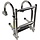 Folding Boat Ladder 3 Steps 73x25cm SS316