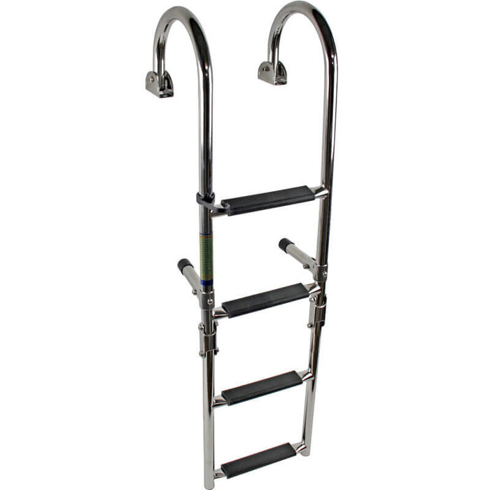 Opvouwbare Zwemtrap Rvs 4 Treden 92x25cm