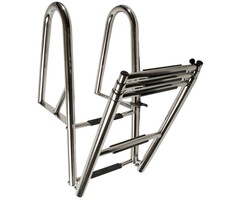 Folding & Telesopic Boat Platform & Dock Ladder 6 Steps SS316