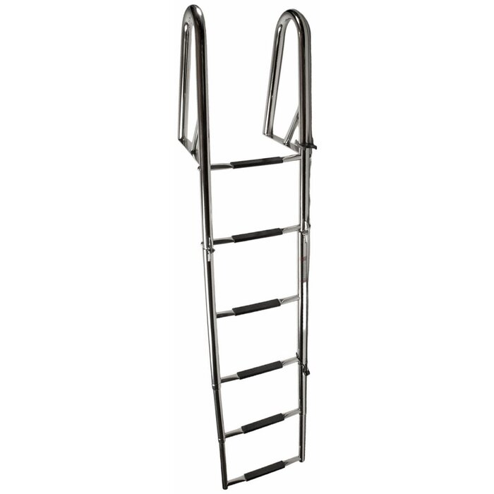 Folding & Telesopic Boat Platform & Dock Ladder 6 Steps SS316