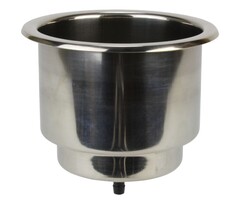 Bekerhouder Boot Inbouw met Afvoer Rvs