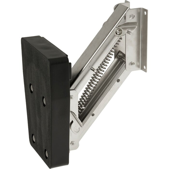 Kicker Motor Bracket Up to 20kg SS with Plastic Pad Black