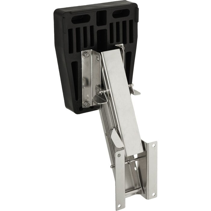 Kicker Motor Bracket Up to 20kg SS with Plastic Pad Black