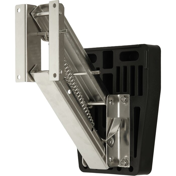 Kicker Motor Bracket Up to 20kg SS with Plastic Pad Black