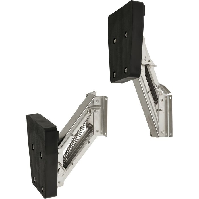 Kicker Motor Bracket Up to 20kg SS with Plastic Pad Black