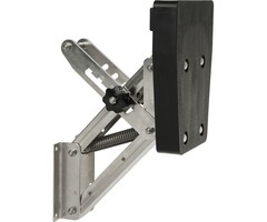 Kicker Motor Bracket Up to 30kg SS with Plastic Pad Black