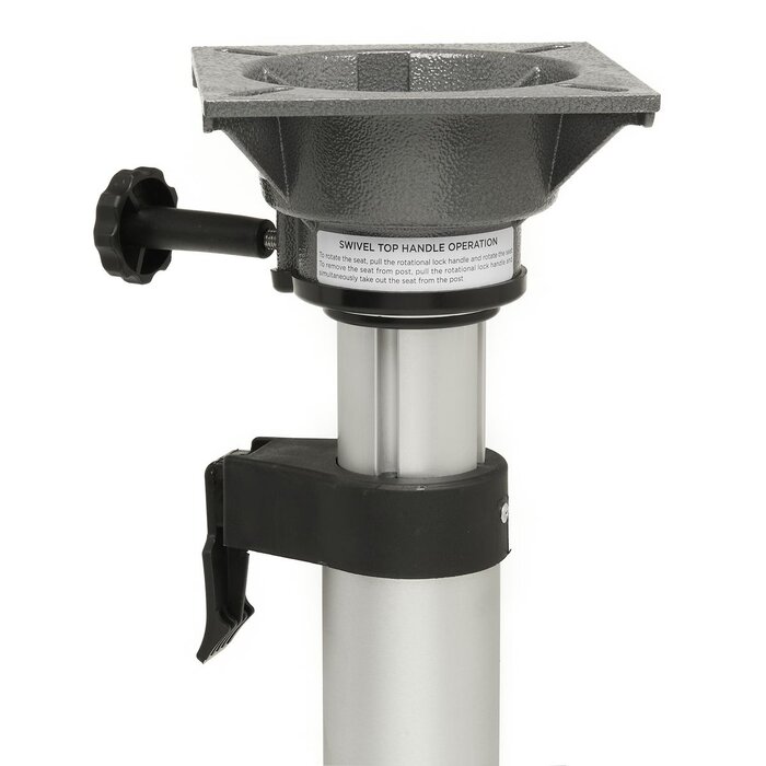 Bootstoelpoot Verstelbaar 43-61cm met Swivel