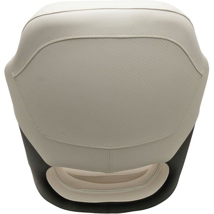 Flip-Up Boat Seat 61x55x76cm Carbon Look White-Black