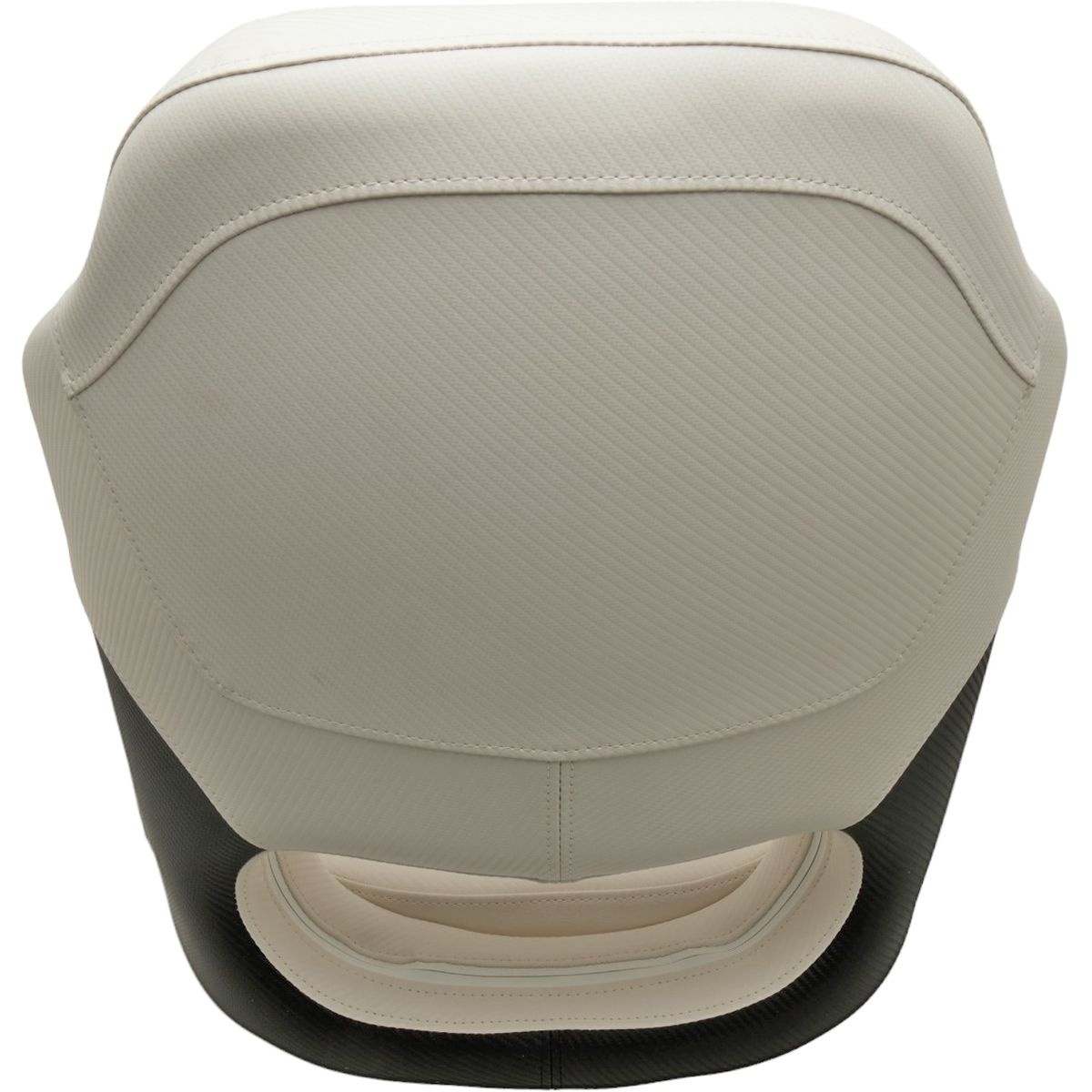 Flip-Up Boat Seat 61x55x76cm Carbon Look White-Black