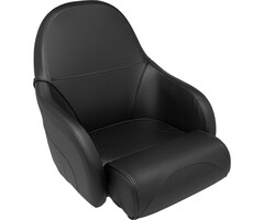 Flip Up Bootstoel 58x57x66cm Carbon Look Zwart