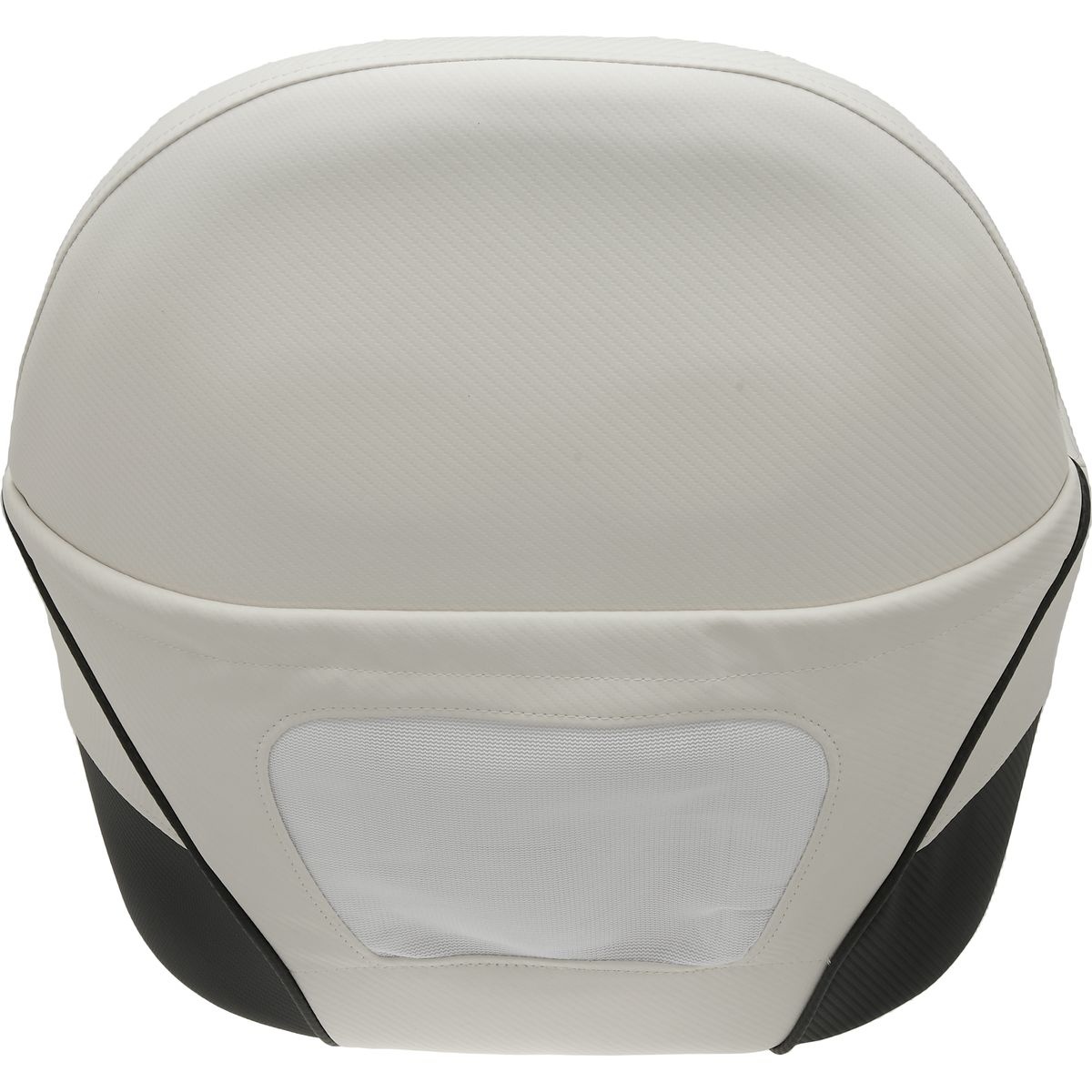 Flip-Up Boat Seat 58x57x66cm Carbon Look White-Black