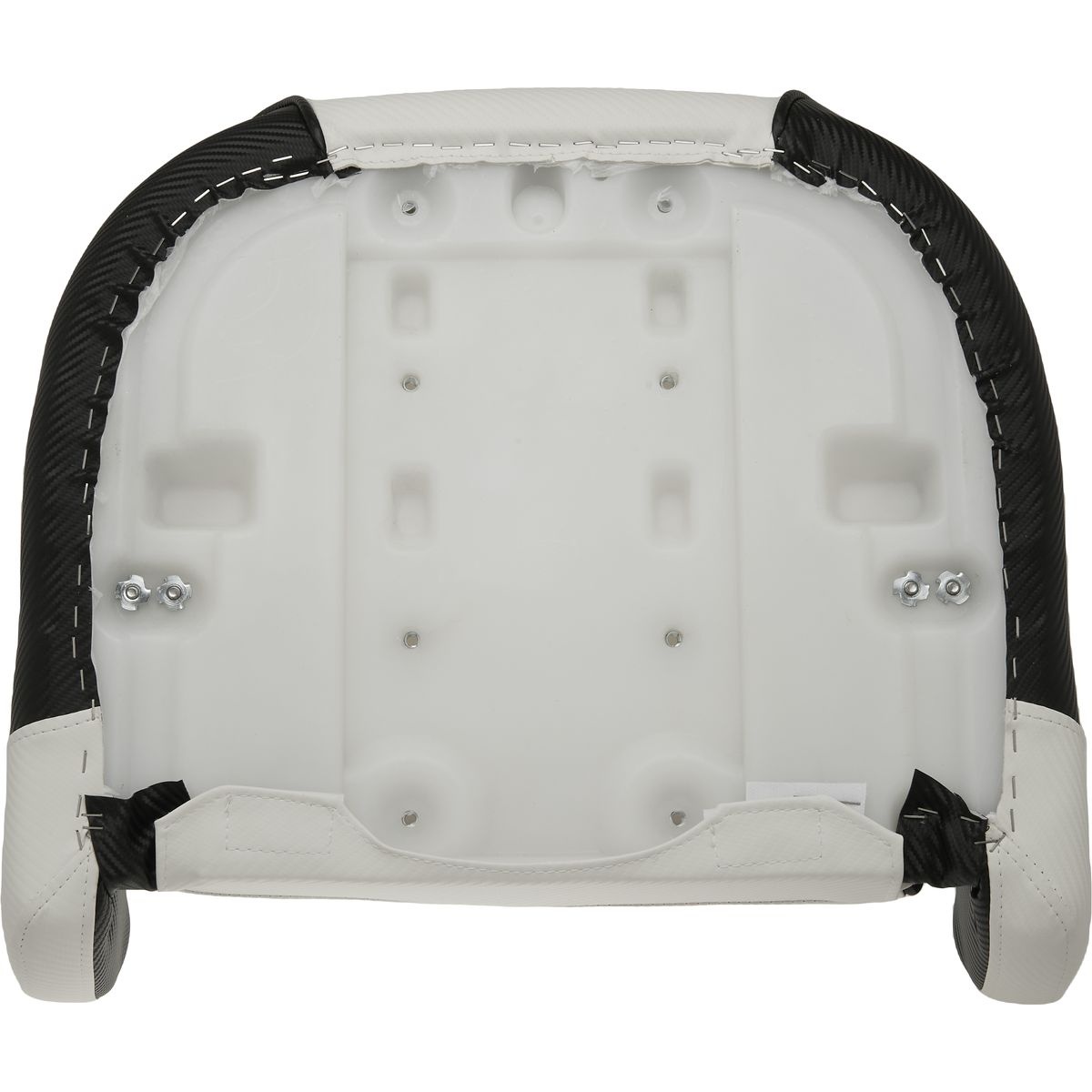 Flip-Up Boat Seat 58x57x66cm Carbon Look White-Black