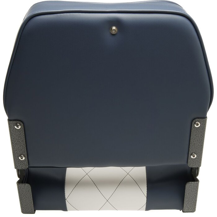 Folding Boat Seat 48x41x49cm Navy Blue-White