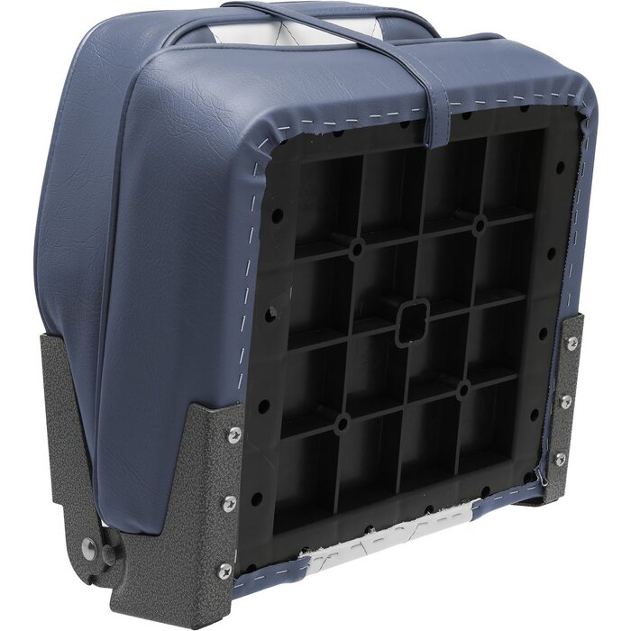 Folding Boat Seat 48x41x49cm Navy Blue-White