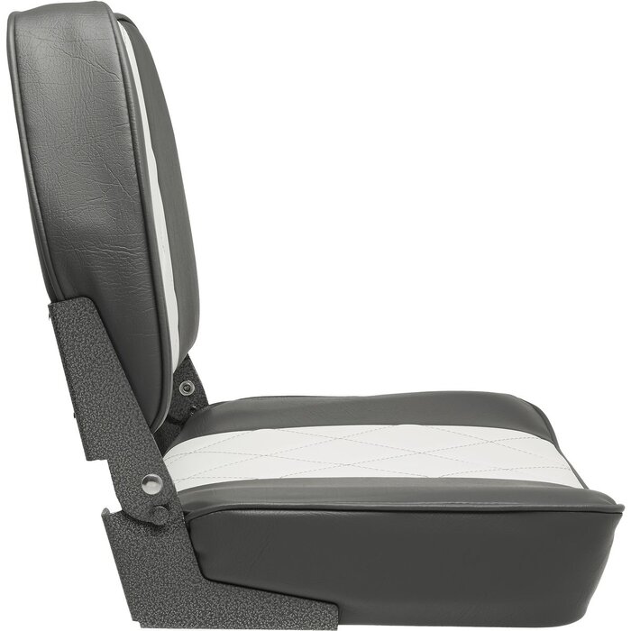 Folding Boat Seat 48x41x49cm Grey-White