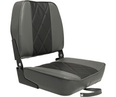 Folding Boat Seat 48x41x49cm Grey-Black