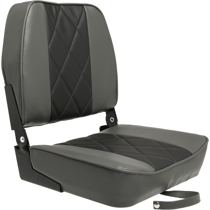 Bootstoel Inklapbaar 48x41x49cm Grijs-Zwart