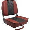 Folding Boat Seat 48x41x49cm Burgundy-Black