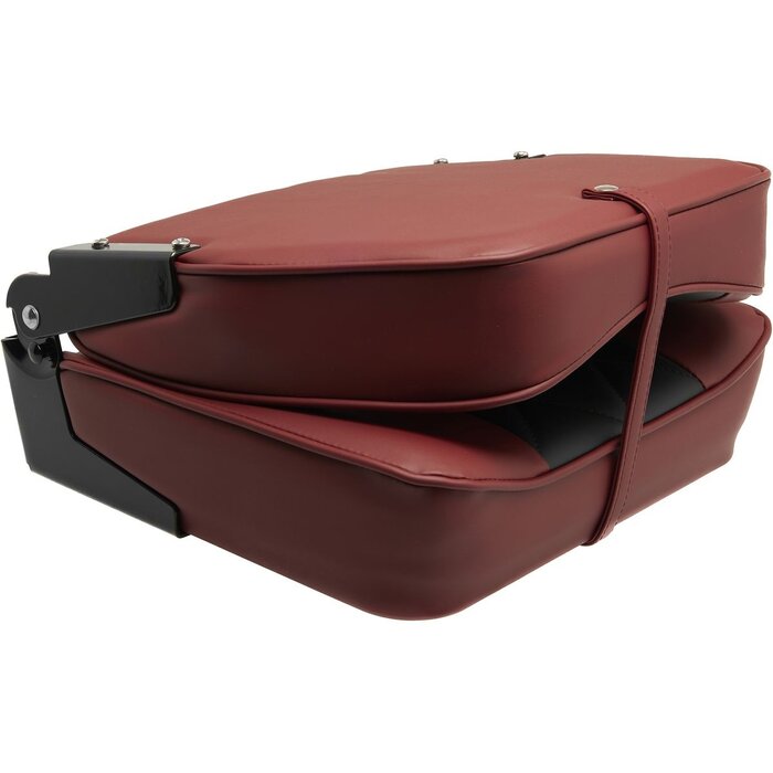 Folding Boat Seat 48x41x49cm Burgundy-Black