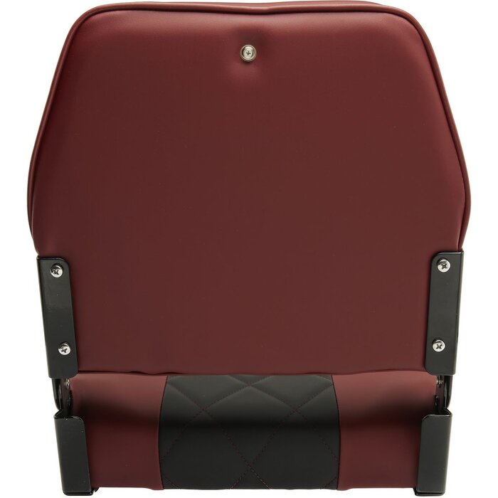 Folding Boat Seat 48x41x49cm Burgundy-Black