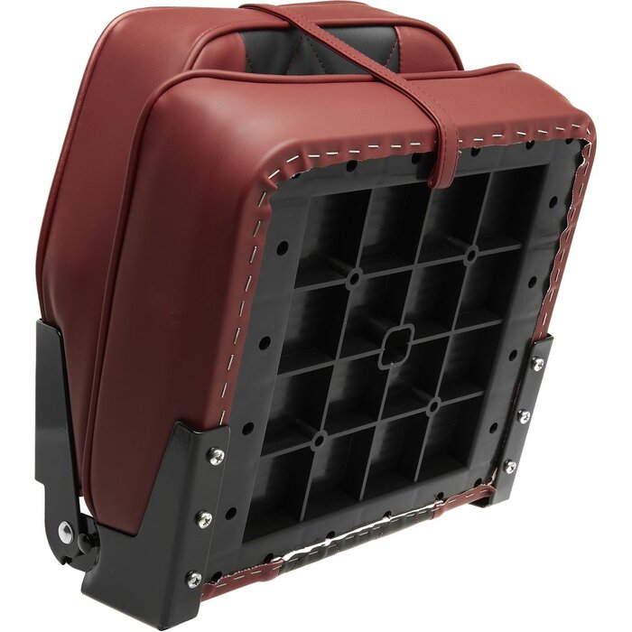 Bootstoel Inklapbaar 48x41x49cm Bordeauxrood-Zwart