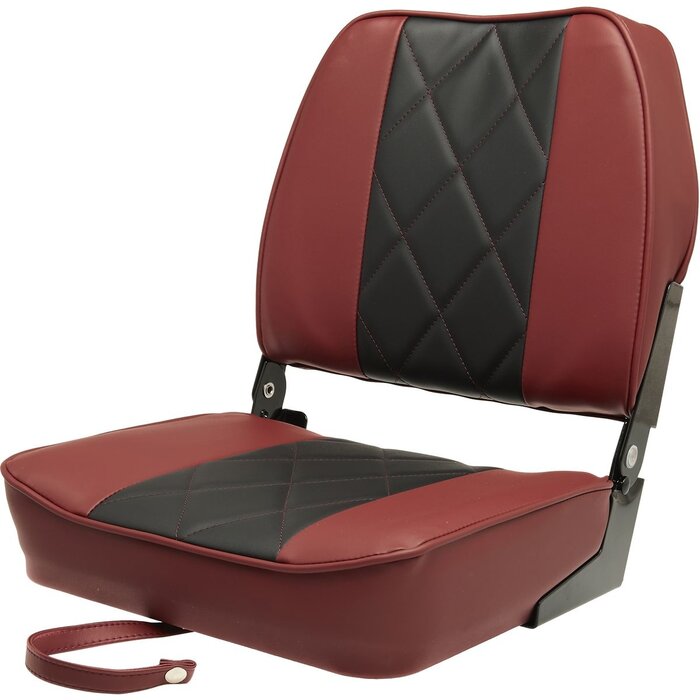 Bootstoel Inklapbaar 48x41x49cm Bordeauxrood-Zwart