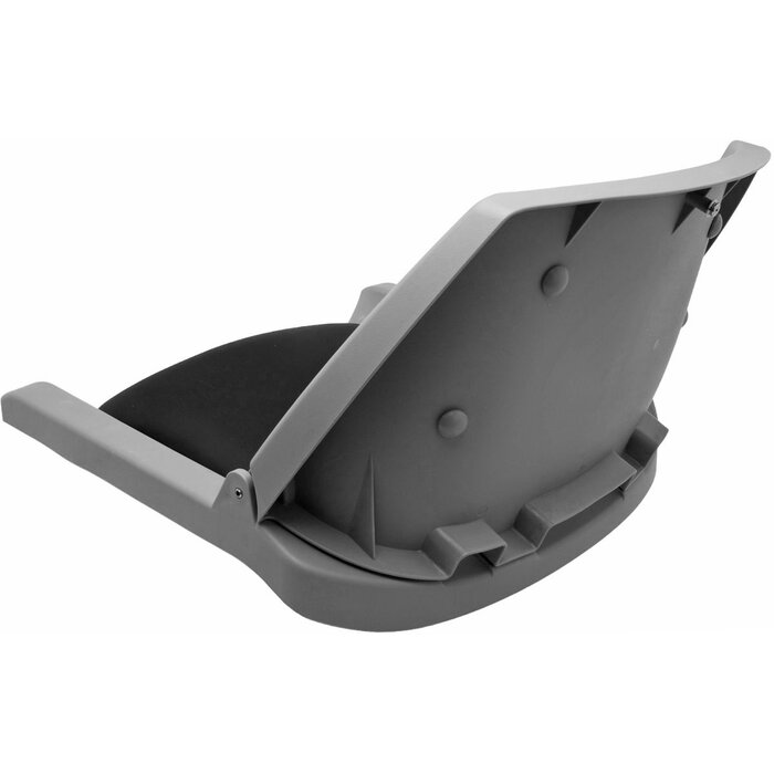 Folding Plastic Boat Seat Black
