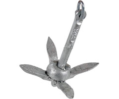 0.7kg Folding Grapnel Anchor Galvanized