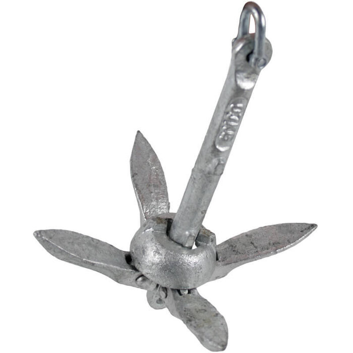 0.7kg Folding Grapnel Anchor Galvanized