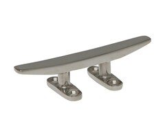 Flat 4 Hole Cleat 100mm SS316