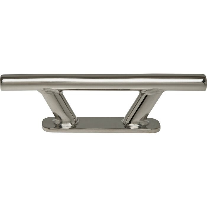 Cleat with Base Plate 150mm SS316