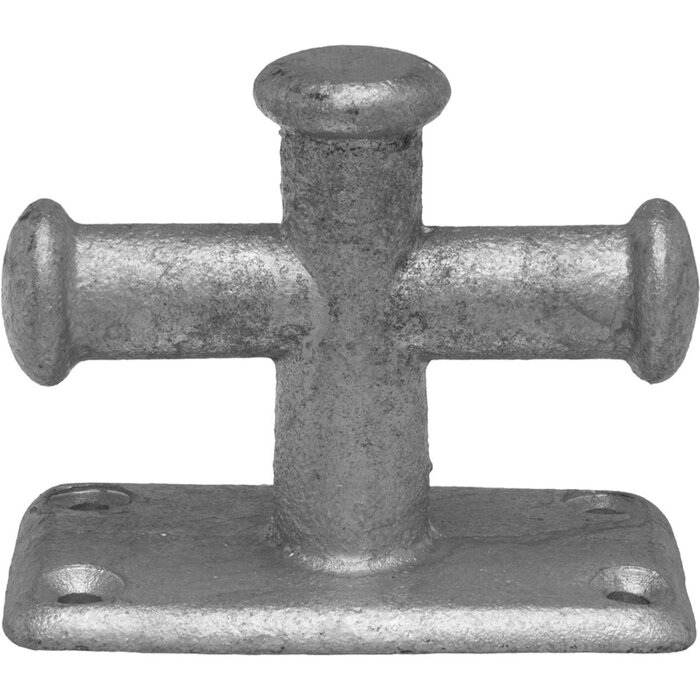 Kruisbolder Boot 110x60mm met Voetplaat Gegalvaniseerd