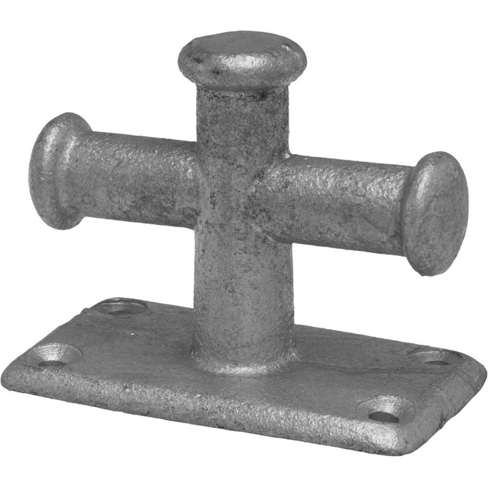 Kruisbolder Boot 110x60mm met Voetplaat Gegalvaniseerd