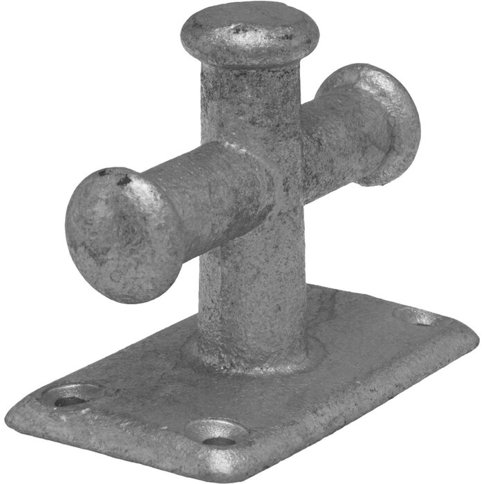 Kruisbolder Boot 110x60mm met Voetplaat Gegalvaniseerd