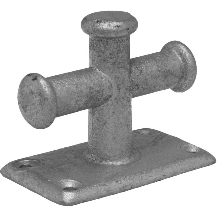 Cross Bollard 140x80mm Galvanized