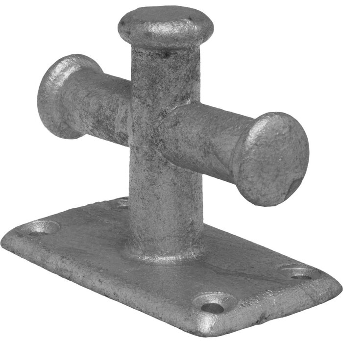 Cross Bollard 140x80mm Galvanized