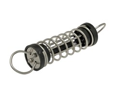 6mm Mooring Spring SS316 with Plastic Caps 30cm