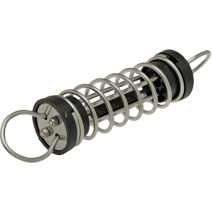 7mm Landvastveer Rvs met Kunststof Kappen 40cm