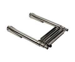 Folding & Telesopic Boat Platform Ladder 3 Steps SS316