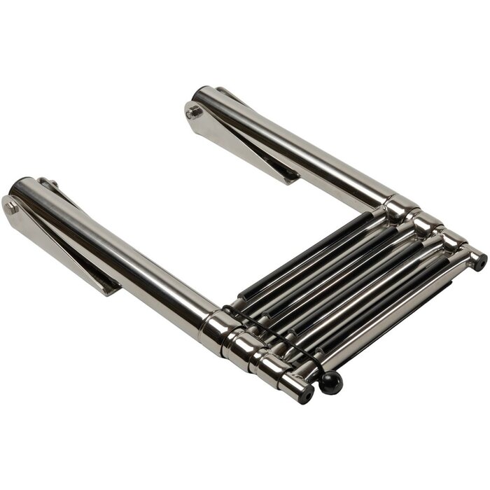 Folding & Telesopic Boat Platform Ladder 4 Steps SS316