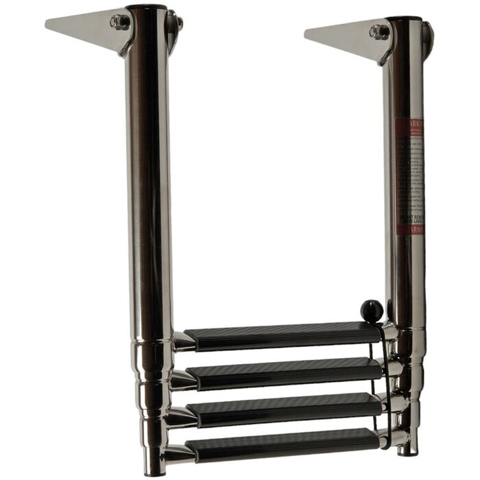 Folding & Telesopic Boat Platform Ladder 4 Steps SS316