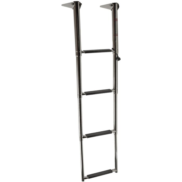 Folding & Telesopic Boat Platform Ladder 4 Steps SS316