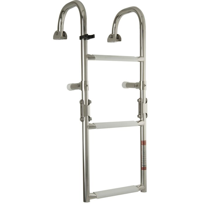 Opvouwbare Zwemtrap Rvs 3 Treden 69x26cm